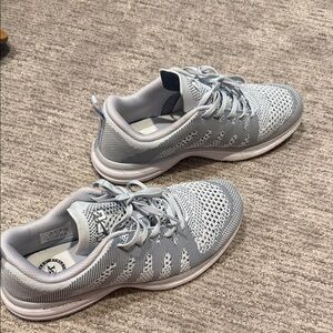 APL Light Gray Knit Athletic Shoes